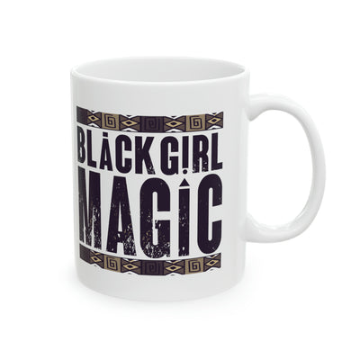 Black Girl Magic Print Ceramic Mug 11oz